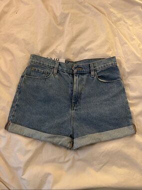 BDG Classic Mom High-Rise Blue Denim Women's Shorts